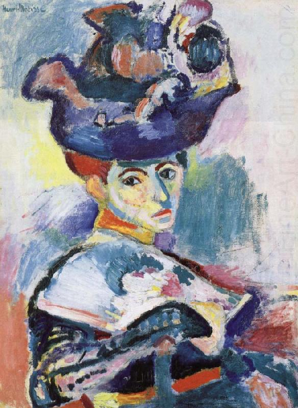 The woman wearing a hat, Henri Matisse